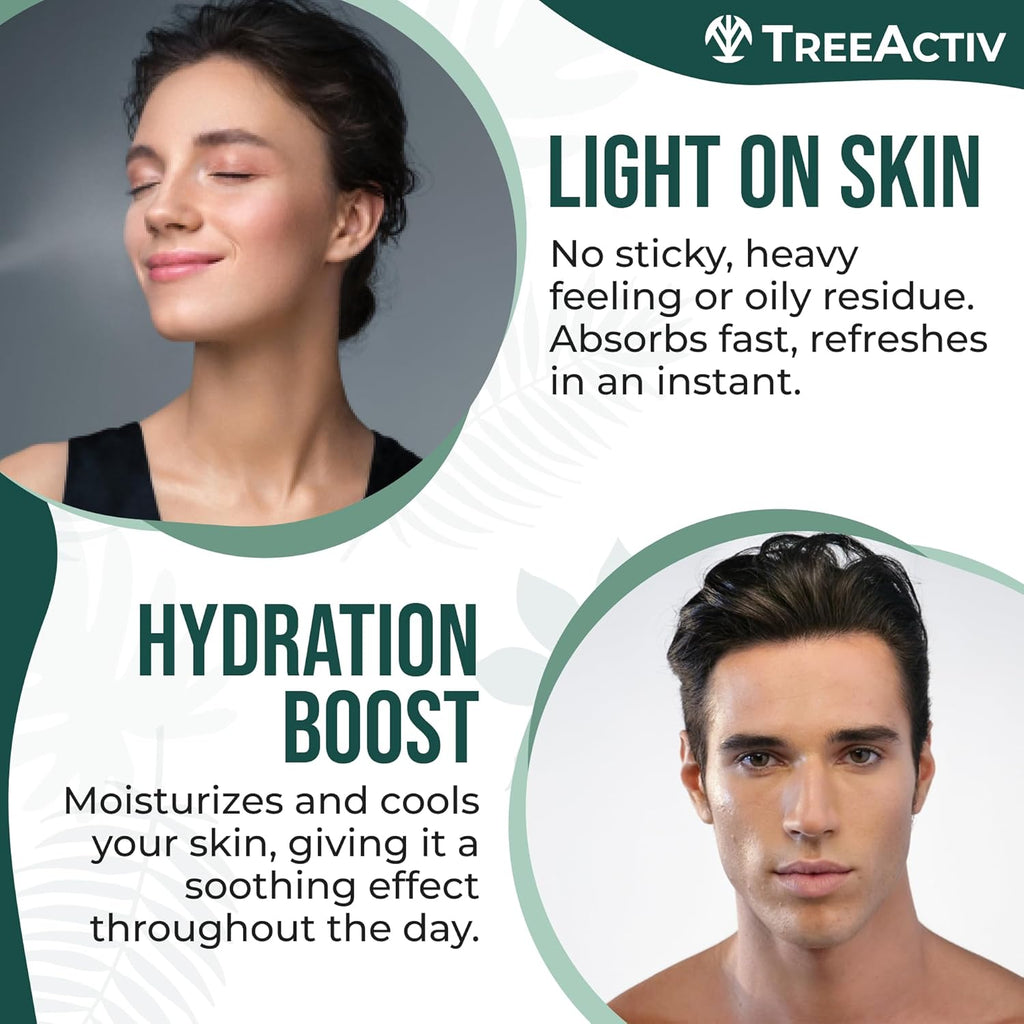 Acne Treatment Face Spray, 4 Fl Oz Facial Spray with Witch Hazel, Salicylic Acid for Acne Prone and Oily Skin, for Hormonal, Severe Cystic Acne, Skin Clearing Toner, 1000 Sprays