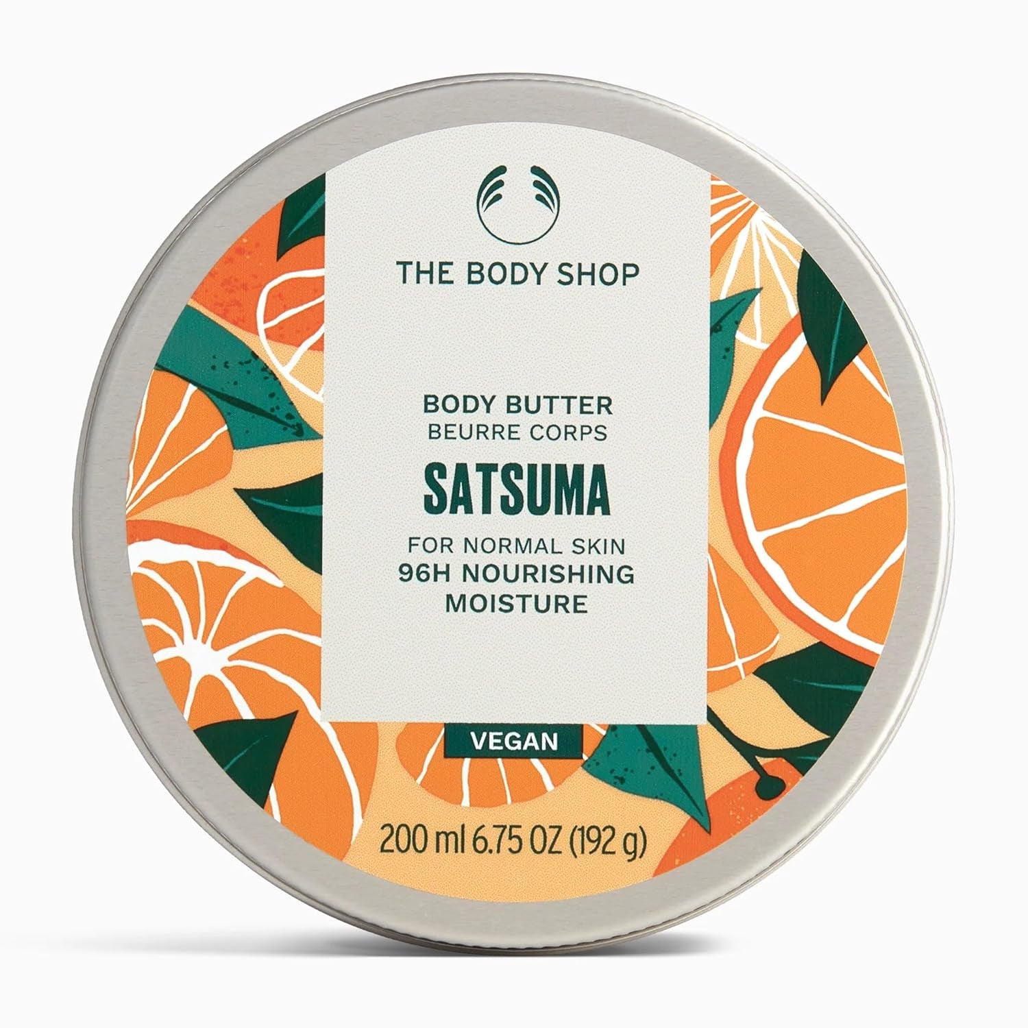 Satsuma Body Butter – Nourishing & Moisturizing Skincare for Normal Skin – Vegan – 6.75 Oz