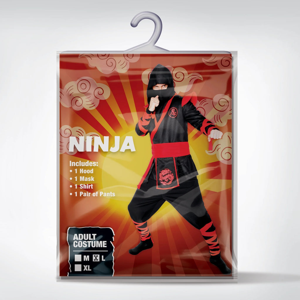 Men Ninja Costume, Halloween Ninja Costume Adult for Halloween Costume Cosplay Party Dress Up