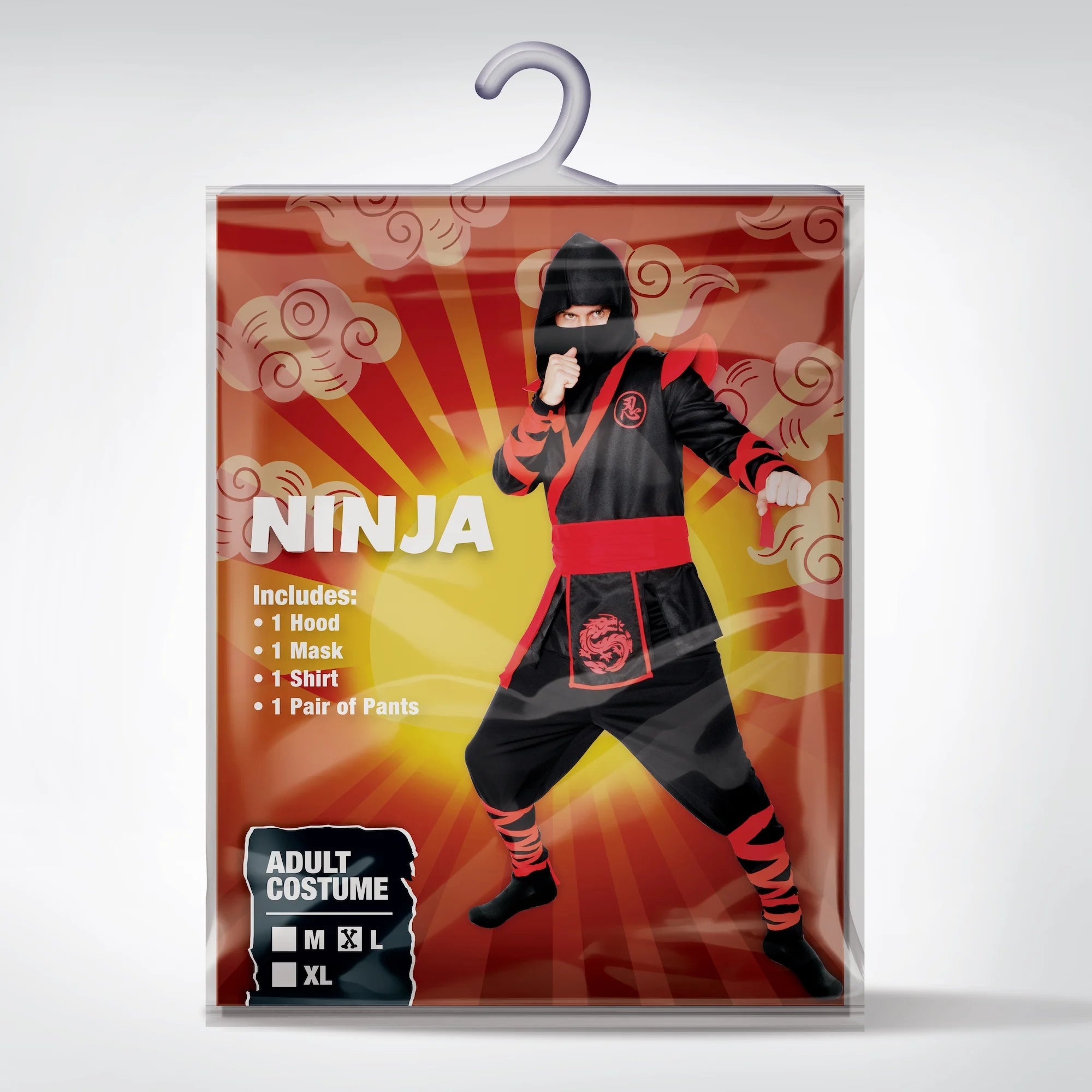 Men Ninja Costume, Halloween Ninja Costume Adult for Halloween Costume Cosplay Party Dress Up
