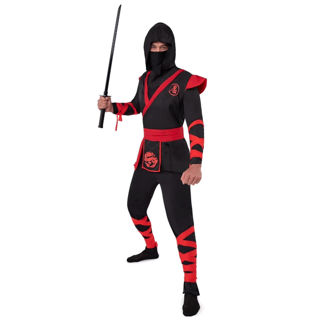 Men Ninja Costume, Halloween Ninja Costume Adult for Halloween Costume Cosplay Party Dress Up
