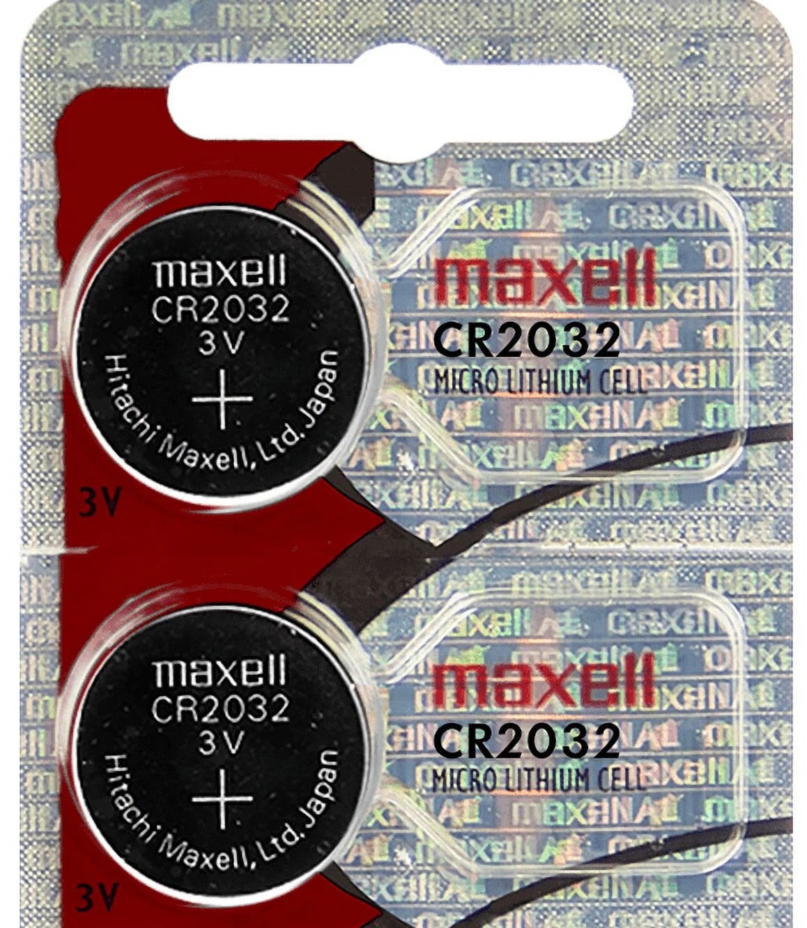 CR2032 3V Lithium Coin Cell Battery (Pack of 2)